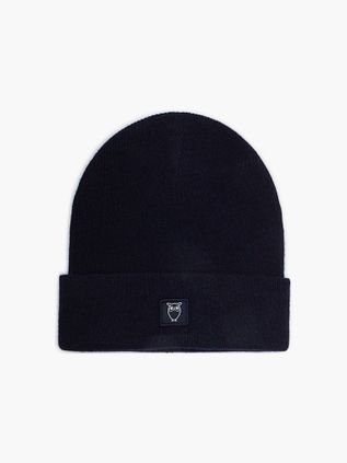 Knowledge Cotton Apparel Hue i Mørkeblå Uld