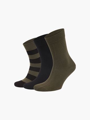 Bjorn Borg Core 3-Pack Calzini Verde Nero