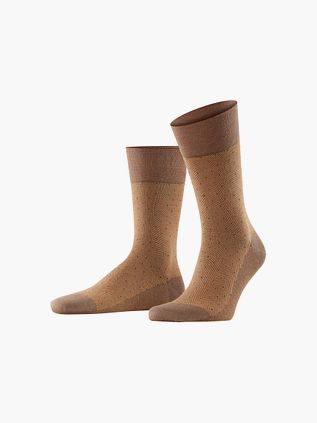Falke Sok Sensitive Wolmix Herringbone Hazel
