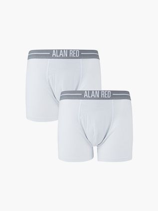 Alan Red Boxershorts Hvid 2Pack