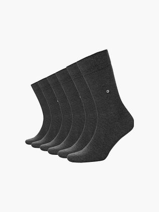 Burlington Strumpor Grå 6-pack