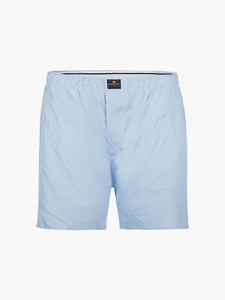 Steppin' Out Boxershorts i Solid Poplin Lyseblå