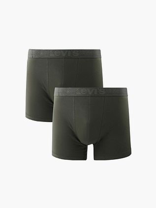 Levi's Boxershorts 2-Pack Ensfarvet Oliven