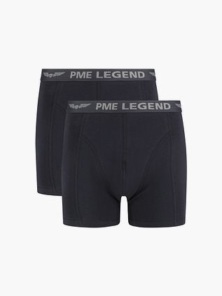 PME Legend bokserki 2-pack jednolite czarne
