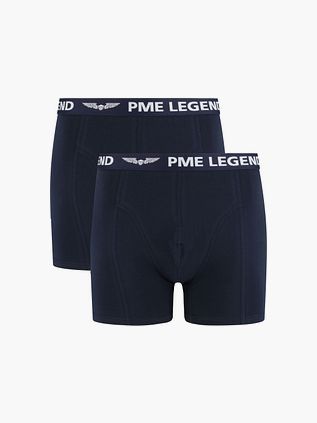 PME Legend Boxershorts 2-Pack Ensfarvet Mørkeblå