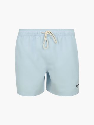 Shorts de Bain Barbour Logo Vintage Bleu Clair