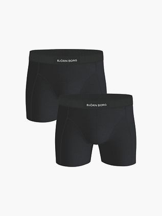 Bjorn Borg Boxer Solid Black - Pack da 2