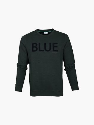 Blue Industry dzianinowy sweter w kolorze zielonym