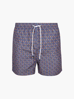 Suitable costume da bagno Mediterra blu e arancione