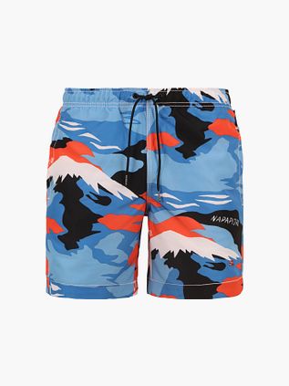Napapijri Badeshorts med Blåt Tryk