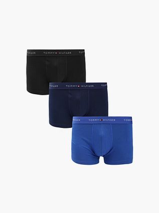 Tommy Hilfiger Boxer Trunk Pack de 3 Bleu