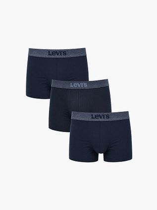 Levi's Boxershorts 3-Pack Ensfarvet Navy Combo