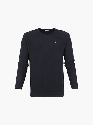 KnowledgeCotton Apparel Trøje Field Mørkeblå