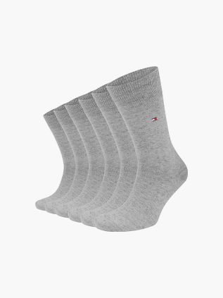 Tommy Hilfiger Classic Pack de 6 calcetines gris
