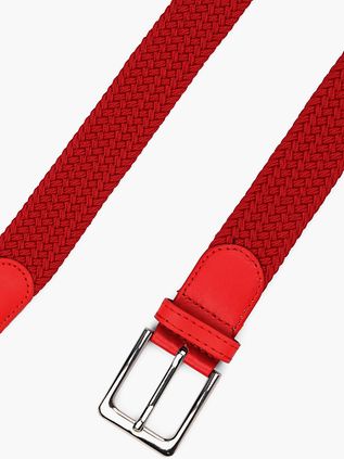 Vævet Bælte Rød
