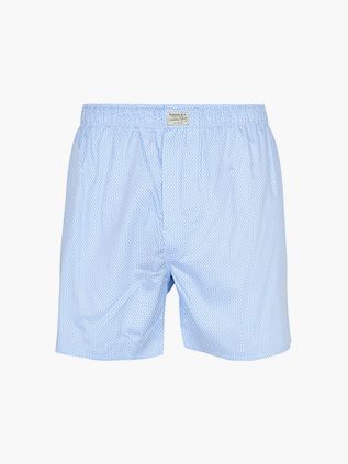 Steppin' Out Boxershorts med print i lyseblå