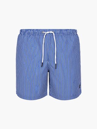 Suitable Badeshorts Gestreift Marine