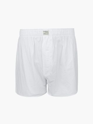 Steppin' Out Boxershort Solid Poplin Hvid