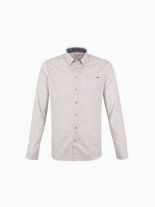 Camisa a rayas No Excess en naranja