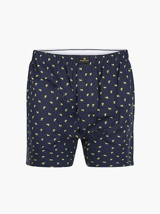 Steppin' Out Boxershorts Poplin Print Navy