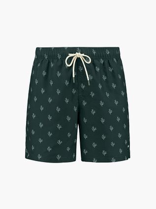 Shiwi Badebukser Mike Sketched Coral Mørkegrøn