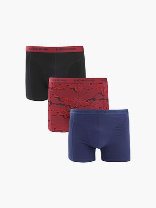 Bjorn Borg Boxershorts 3-pak Stræk Blå Rød