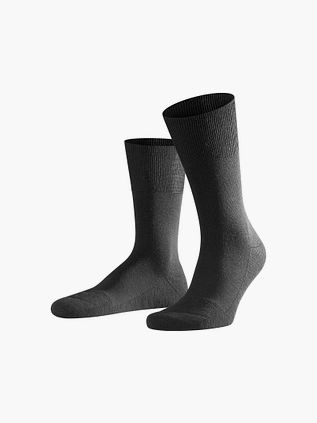 Falke Airport PLUS Strømper Sort Uldblanding 3000