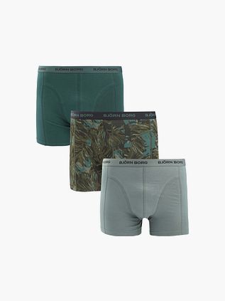 Bjorn Borg Boxershorts 3-pack i Stræk i Grøn