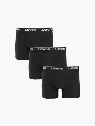 Levi's Boxershorts 3-Pack Uni Zwart