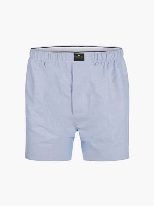Steppin' Out Boxershort Oxford Lyseblå