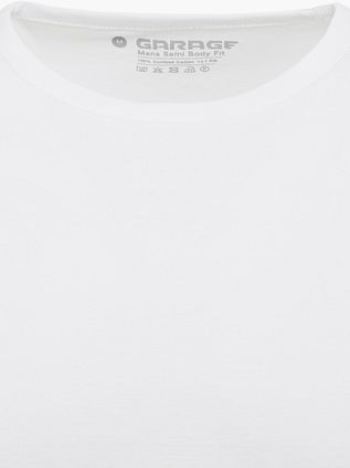 Garage Basic Blanco Cuello Redondo