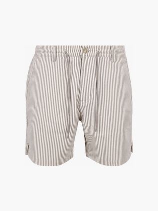 Vanguard Relaxed Pantalones Cortos Rayas Beige