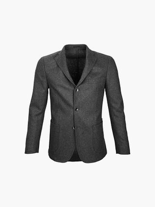 Suitable Blazer Easky de mezcla de lana gris