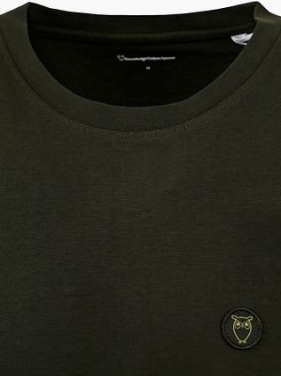 KnowledgeCotton Apparel T-shirt Dark Green