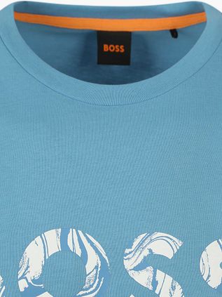 BOSS T-shirt Bossocean Blau