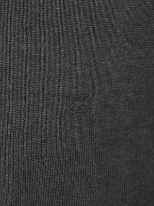 Casa Moda Strickjacke Zip Dunkelgrau