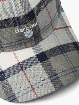 Barbour Cap Tartan Checkered Blue