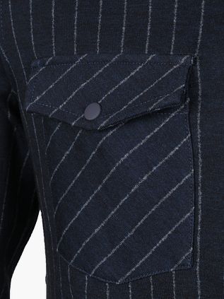 Blue Industry vest med lynlås 2466, mørkeblå