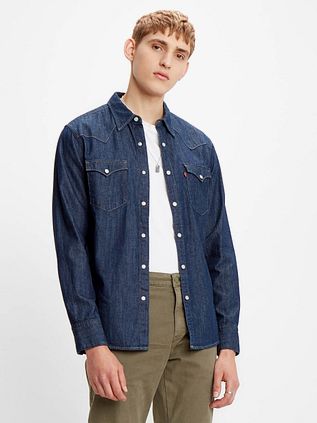 Levi's Trucker Hemd Dunkelblau
