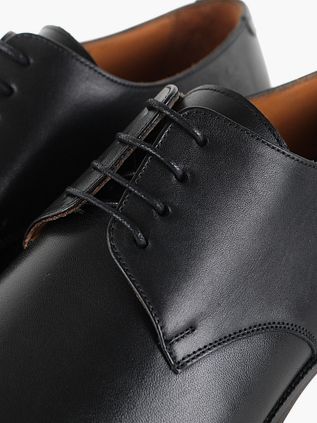 Suitable Læder Derby Herresko Sort