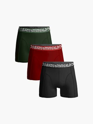 Muchachomalo Herre undertøj 3-pack ensfarvet 379