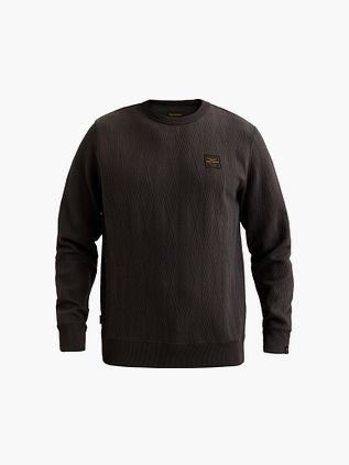 PME Legend Jacquard Structure Pullover Anthrazit