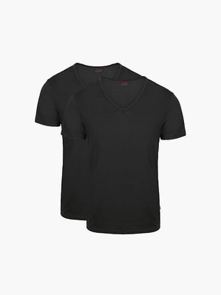 Levi's T-Shirt V-Neck Black 2-Pack