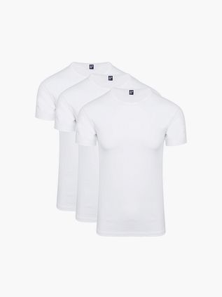 Alan Red Ottawa T-Shirt Stretch biały (3-pack)