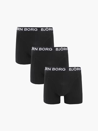 Bjorn Borg Cotton Stretch Boxer Black confezione da 3 paia