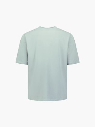 No-Excess T-Shirt Solid Basic Blau