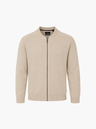 CASAMODA Cardigan Zippé Beige