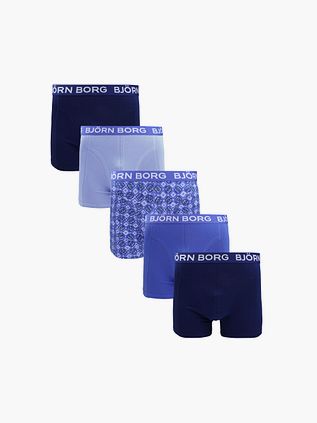 Bjorn Borg Boxershorts i Bomuld Stræk, 5-styk, Multifarvet