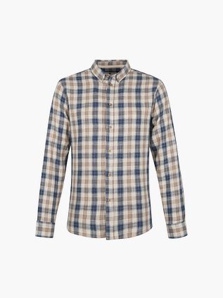 Anerkjendt Skjorte Konrad Rutet Blå