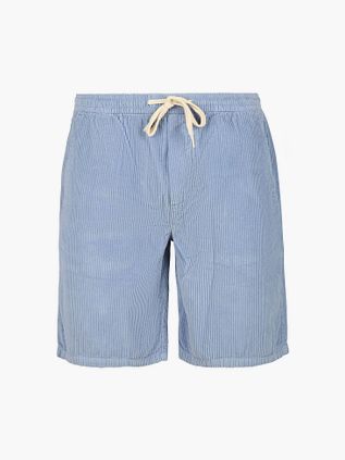 Pantalones cortos Suitable Detroit Cord slim fit de pana azul